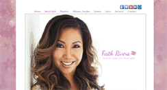 Desktop Screenshot of faithrivera.com